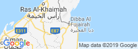 Dibba Al Fujairah map